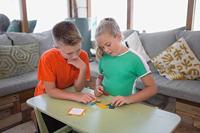 BS Toys puntige puzzel vormen kaartspel - thumbnail