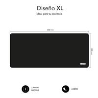 Muismat Subblim SUBMP-03HP001 Zwart - thumbnail