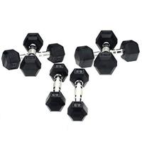 Hexa Dumbbells - Focus Fitness - 2 x 14 kg - thumbnail