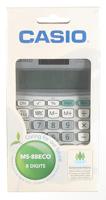 Casio MS-88ECO Bureaurekenmachine Zilver Aantal displayposities: 8 werkt op zonne-energie, werkt op batterijen (b x h x d) 103 x 31 x 145 mm - thumbnail