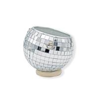 Discobal bloempot met standaard en ketting - thumbnail