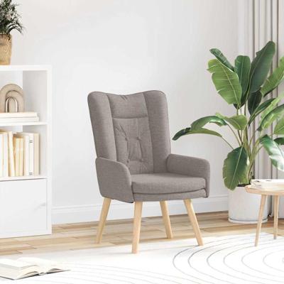Fauteuil Taupe 63 x 67 x 94 cm Sherpa Stof