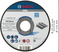 Bosch Accessories 2608603164 2608603164 Doorslijpschijf recht 115 mm 1 stuk(s) Staal - thumbnail