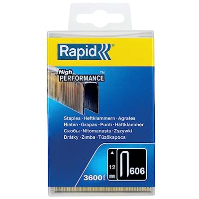 Rapid Nr. 606 smalrugnieten 12 mm, 3.600 stuks - 40303093 - 40303093 Rapid Nr. 606 smalrugnieten 12 mm, 3.600 stuks - 40303093 - 40303093