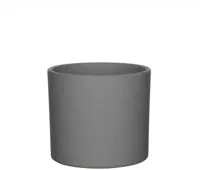 Mica Decorations bloempot Era rond 15x13cm grijs - thumbnail