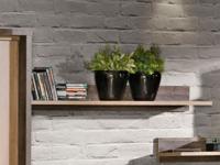 Wandplank ROMERIO 120 cm eik canyon/arusha - thumbnail