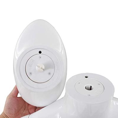 VidaXL Etalagepop mannelijk met glazen voet 175 cm glanzend wit