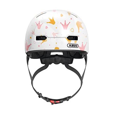 Abus helm skurb kid white crowns s 45-50cm - thumbnail