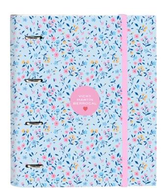 Ringmap Vicky Martín Berrocal Paraíso Blauw Roze 27 x 32 x 3.5 cm Ringmap Vicky Martín Berrocal Paraíso Blauw Roze 27 x 32 x 3.5 cm