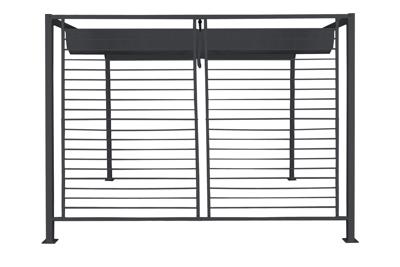 Pergola DKD Home Decor Grijs 300 x 300 x 230 cm Staal