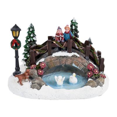 Konstsmide 4204-000 LED-decor Vijver met brug RGBW LED Bont Schakelaar