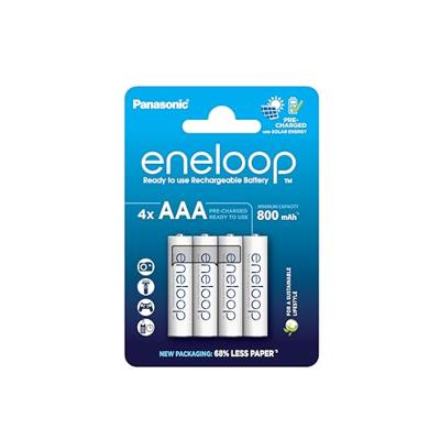 Oplaadbare batterijen PANASONIC ENELOOP AAA 800 mAh 4 szt (BK-4MCDE/4CP)