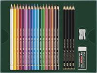 Faber Castell Tekenset Polychromos en Pitt Grafiet Mat - thumbnail