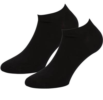 Boru Bamboo 2 paar korte sneaker sokken - Aansluitend - comfort - lage sokken - 40 - Zwart - 40 - 40 - 40 - 40 - 40 - 40 - 40 - 40 - 40 -