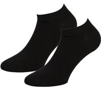 Boru Bamboo 2 paar korte sneaker sokken - Aansluitend - comfort - lage sokken - 40 - Zwart - 40 - 40 - 40 - 40 - 40 - 40 - 40 - 40 - 40 - - thumbnail