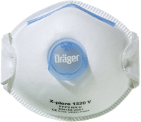 Dräger X-plore 1320 FFP2 V masker - thumbnail