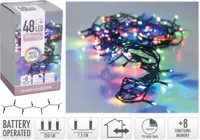 Led verlichting 48 lamps op batterijen multi colour - thumbnail