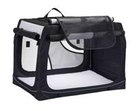 TRIXIE REISMAND VARIO DUBBEL ZWART / GRIJS 91X60X61/57 CM - thumbnail