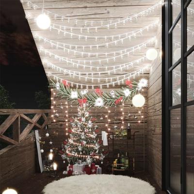 VidaXL Lichtsnoer met 200 led's 8 functies koudwit 20 m