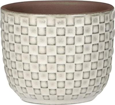 Daan pot rond wit H6,5 x D7,5 cm Mica Decorations - Mica decorations