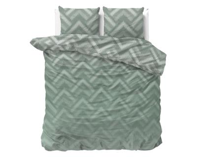 RoyalTextile - Wavey Shades Dekbedovertrek - Groen - 240 x 220