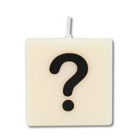 Paperdreams Kaarsje symbool ?, 4st. - thumbnail