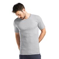 Hanro Heren Sleep & Lounge Living Leisure s/slv shirt grijs 075050 - thumbnail