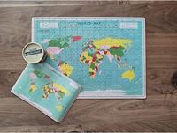 Wereldkaart Puzzel 300 Stukjes - thumbnail