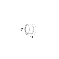 Lyora Design wandlampMax rond grijs - 9026002 - thumbnail