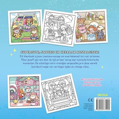 Cozy Vintage Comfy kleurboek