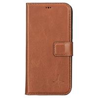 NorthLife - iPhone 13 Pro Max - Lederen Afneembare 2-in-1 bookcase hoes - Cognac - thumbnail
