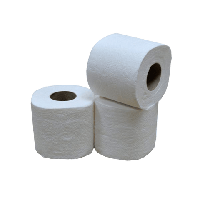 Toiletpapier 2 laags 400 vel 10x4 rol cellulose T1 - thumbnail