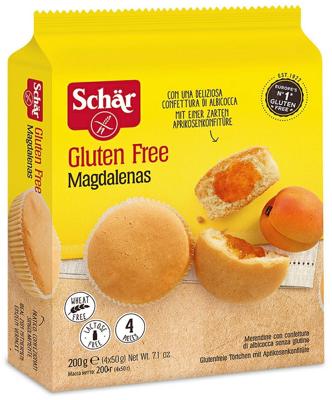 Schar Magdalenas cake met jam glutenvrij 200 Gram Schar Magdalenas cake met jam glutenvrij 200 Gram