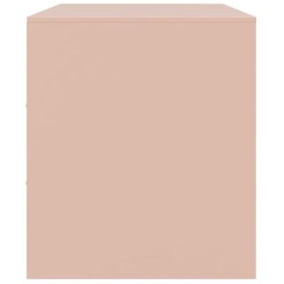 Tv-meubel 99x39x44 cm staal roze
