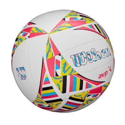 Beachvolleybal Wilson Avp Movement Vb New Geel Wit Rose TPU
