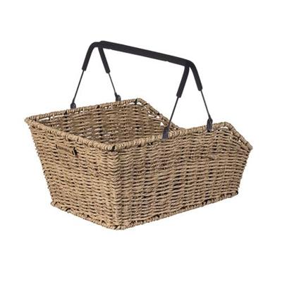 Fietsmand Basil Cento Rattan look Multi system 40 x 25 x 12 cm - seagrass