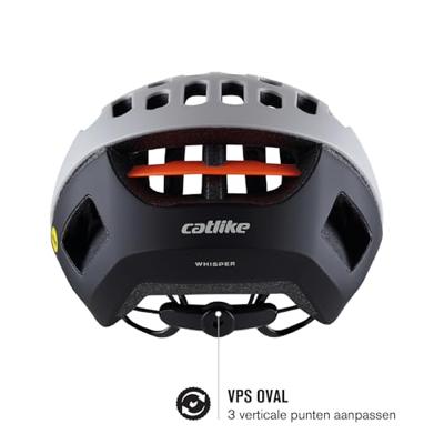 Buzaglo Catlike racehelm whisper ii maat m mat zilver/zwart