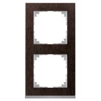 Merten MEG4020-3671 Afdekking Frame System M Wengé 1 stuk(s) - thumbnail