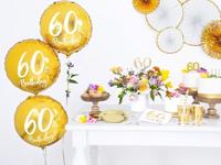 Servetten 60th Birthday Goud - 20 Stuks - thumbnail