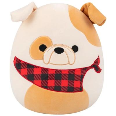 Squishmallows Brock de bruinwitte bulldogknuffel - 30 cm