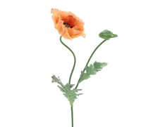 Poppy spray Casper orange 73 cm kunstbloem Erutan Avon - Erutan avon - thumbnail