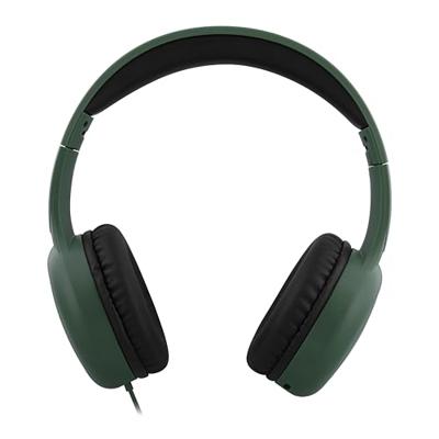 T'nB - Bedrade Supra-auditieve hoofdtelefoon, Foam Pads, Hoofdband Liner voor optimaal comfort, USB-C-kabel, ingebouwde bedieningselementen, microfoon - blauw