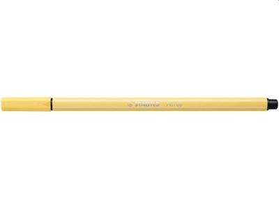STABILO Pen 68, premium viltstift, licht geel, per stuk STABILO Pen 68, premium viltstift, licht geel, per stuk