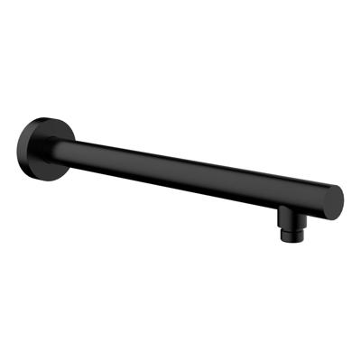 Wiesbaden Caral douchearm recht met muurbevestiging 45 cm mat zwart