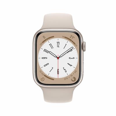 Refurbished Apple Watch Series 8 GPS 45 mm Aluminium Sterrenlicht Gebruikt Refurbished Apple Watch Series 8 GPS 45 mm Aluminium Sterrenlicht Gebruikt