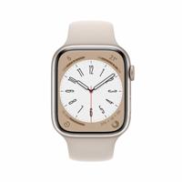 Refurbished Apple Watch Series 8 GPS 45 mm Aluminium Sterrenlicht Gebruikt - thumbnail