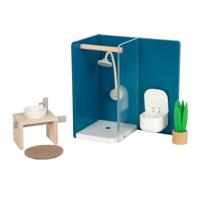Small Foot houten poppenhuis meubeltjes badkamer - thumbnail