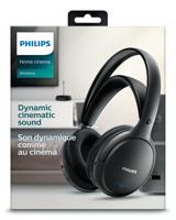 Philips SHC5200/10 HiFi Hoofdtelefoon Draadloos Over-Ear (32-mm-Luidspreker, Draadloze FM-transmissie, Zelfinstellende Binnenhoofdband, Lichtgewicht Ontwerp, Oplaadbaar), Zwart - thumbnail