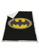 Batman fleece plaid 130 x 170 cm - polyester - thumbnail