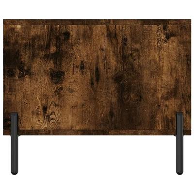 Salontafel 90x50x40 cm bewerkt hout gerookt eikenkleurig